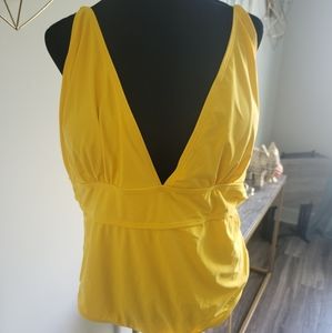 Yellow One Piece Swimsuit